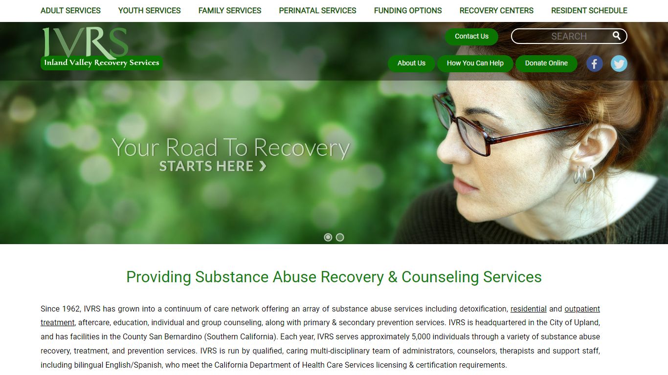 IVRS :: Inland Valley Recovery Services - drug and alcohol recovery center